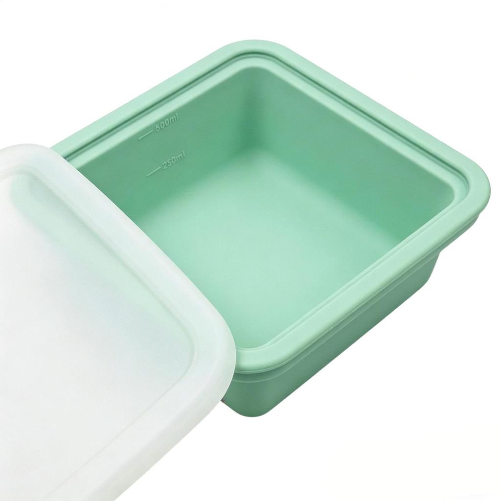 Silicone Soup Freezer Molds 500ml Leakproof Dishwasher Safe Tray Silicone Food Freezer Molds For Home Kitchen Apartment