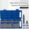 40pcs CHROME VANADIUM Batch Head Set Hexagonal with Storage Box Wrench Set Hex Socket Head Socket Bit Sets Car Repair
