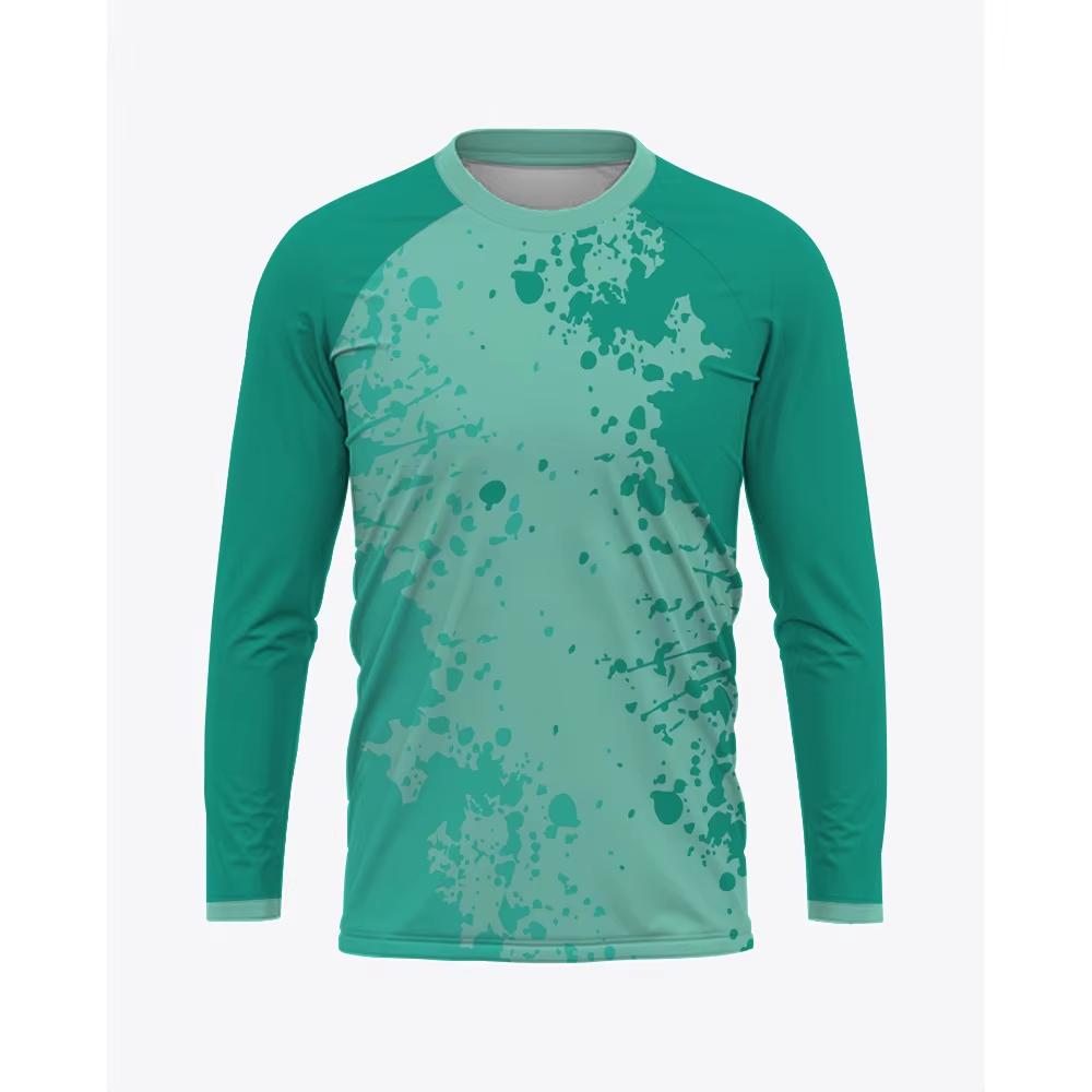 Herren Bequemes 3D-Druck Langarm T-Shirt Fitnessstudio Schnelltrocknend Outdoor Locker Sport Tennis Laufen T-Shirt