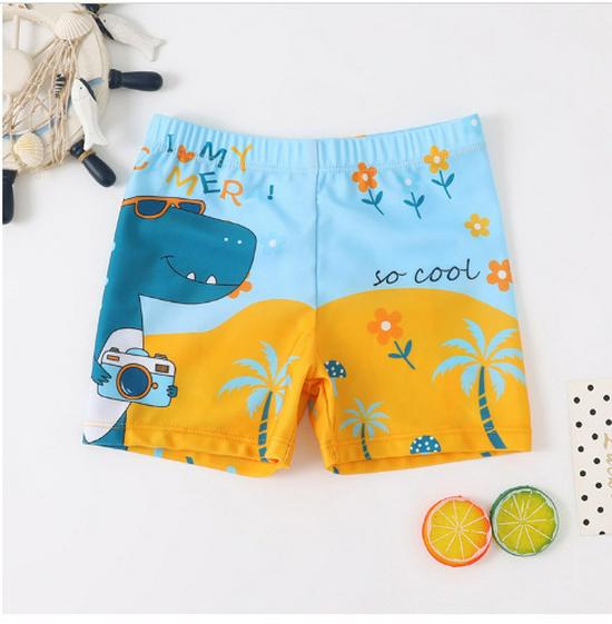Baby Jungen Badehose mit Cartoon-Print und Schnürung