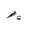 6Pcs Stainless Steel Ear Gauge Stretching Kit Plug Taper Insertion Pin for Ear Tongue Stretcher Piercing Stretching Tool