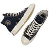 Converse Chuck 70 High Black Gold Star Unisex Sneakers A12462C