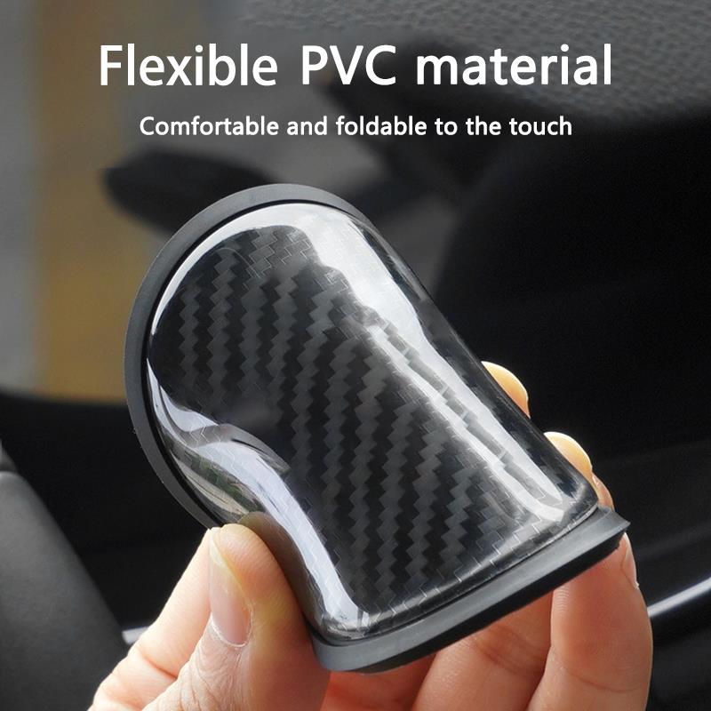 2pcs Car water Cup Mats Coaster Carbon Fiber Pattern Anti Slip Coasters For Mercedes Benz AMG W203 W206 W220 W205 W211 W212 W201 JR9