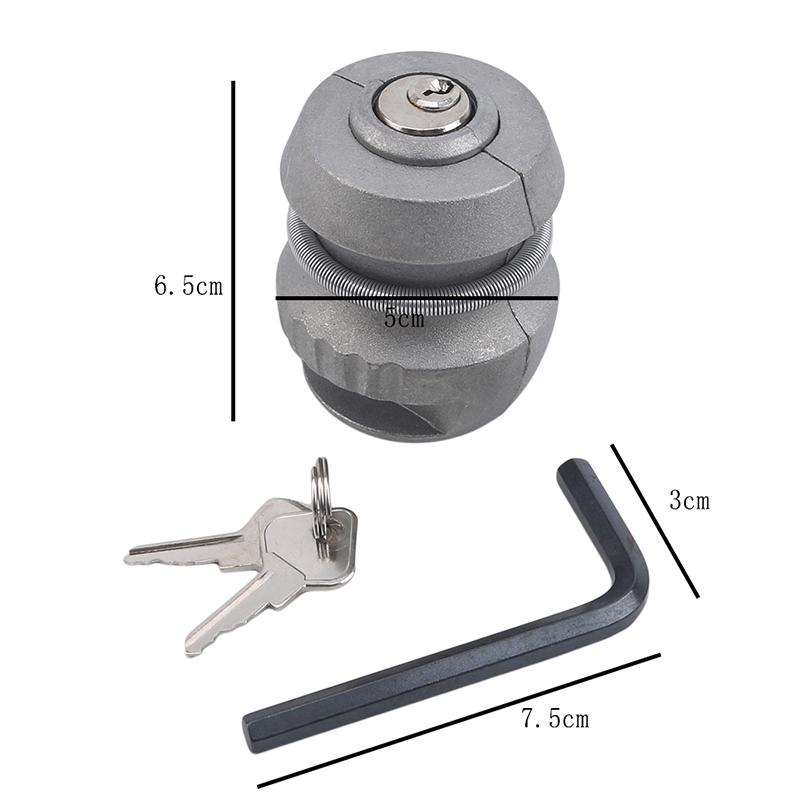 Tow Caravan Trailer Parts Hitch Ball Lock Uniwersalne sprzęgło
