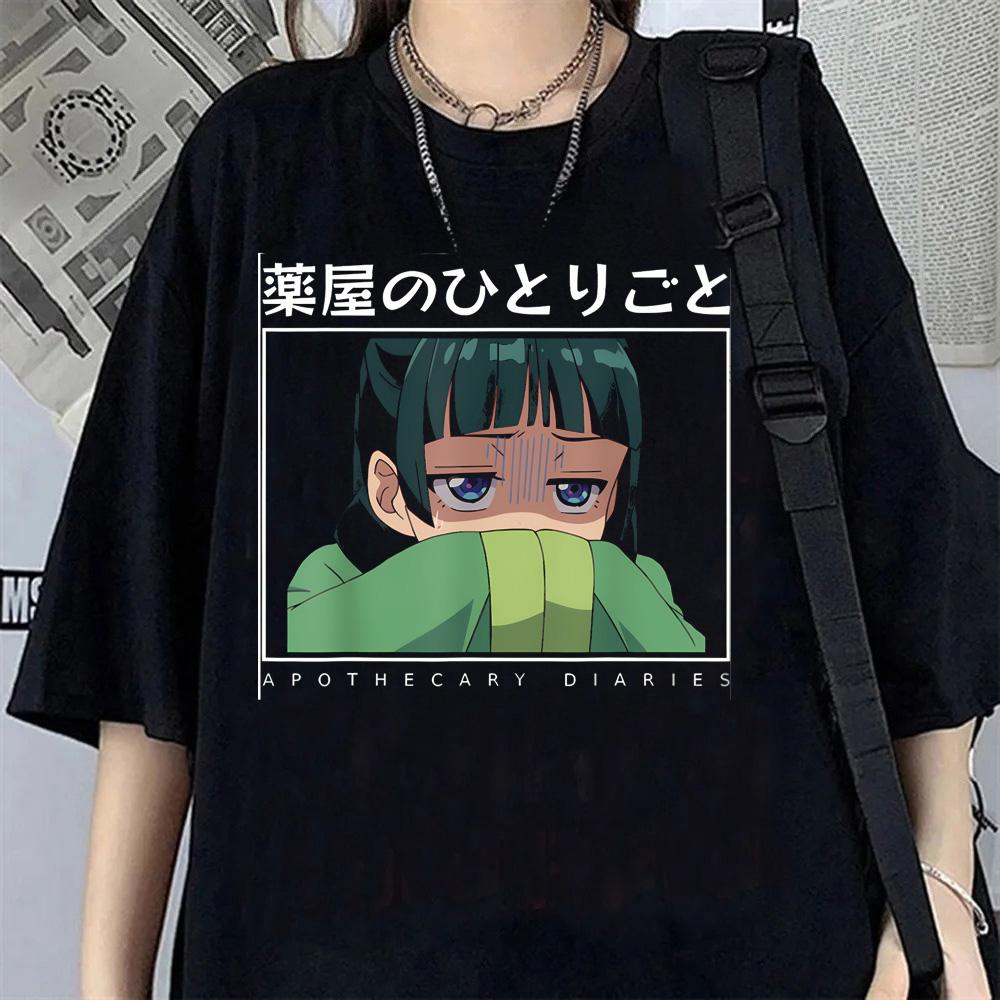 Apothecary Diaries T Shirt Women Vintage Top Tees Classic Pastel Punk Grunge Anime Kawaii Tshirt