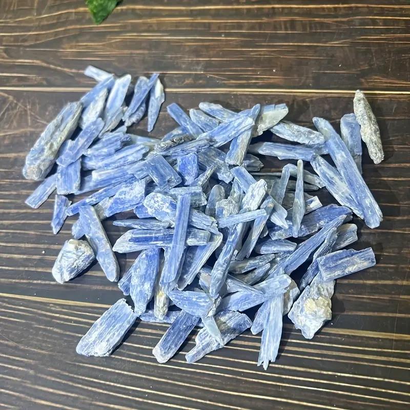 

50G/100G Natural Blue Kyanite Crystal Raw Stone, a Unique Rough Faux Gemstone Material for Spiritual Home Decor And Collectible 50g
