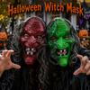 Creativity Scary Witch Mask Realistic Full Face Mask Novelty Halloween Witch Mask  Male Female