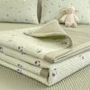 Double Layer Gauze Bed Cover Household Anti Slip Thickened Cotton Bed Single Piece Kang Cover Four Season Mattress