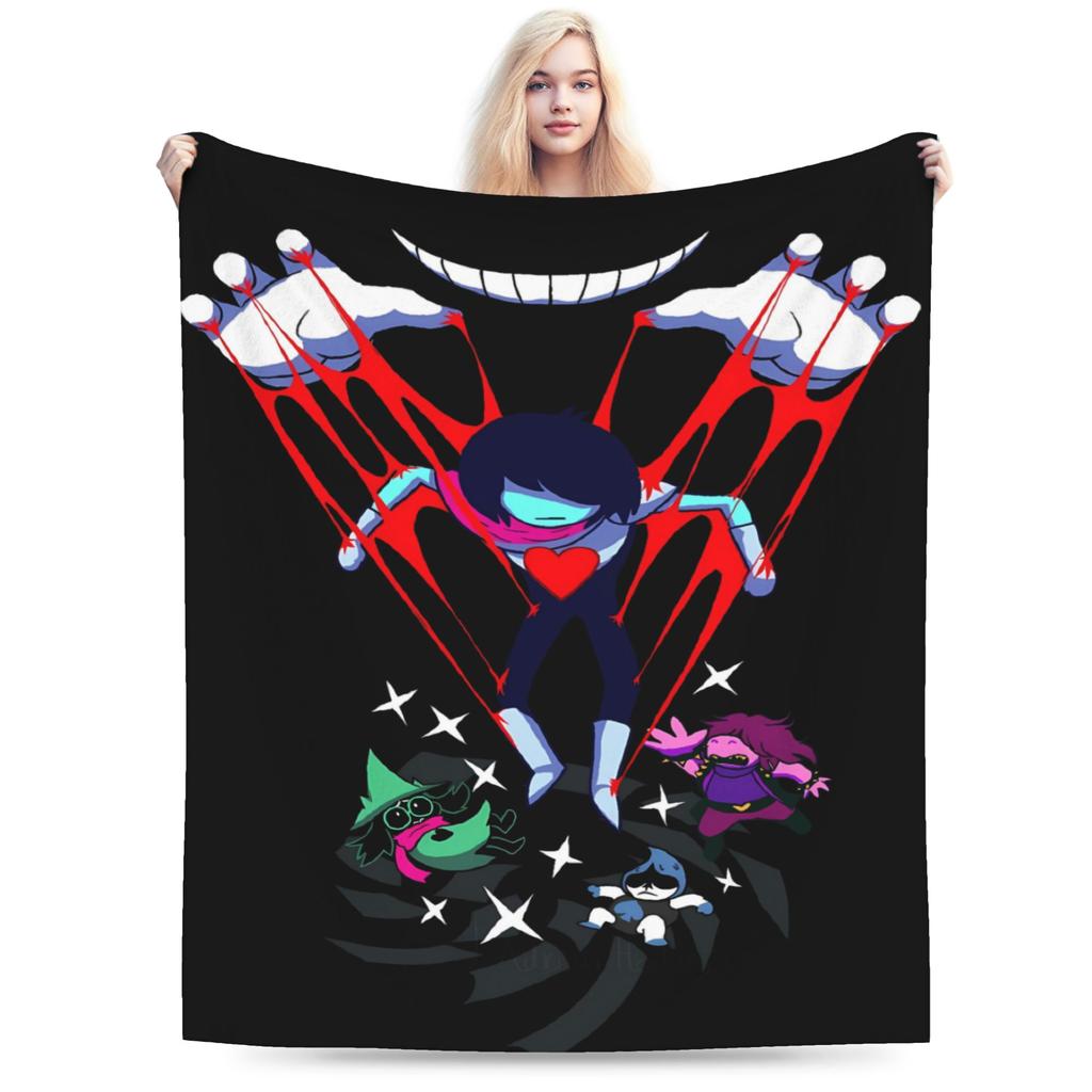Deltarune Game Blanket Quality Super Warm Throw Blanket Winter Boy Girl Couch Bed Fashion Bedspread