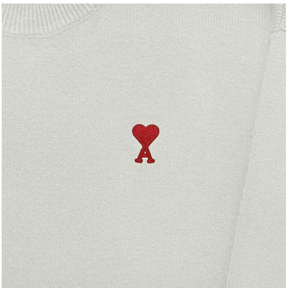 Ami Uks046 Kn0042 193 Ami De Coeur Small Heart Logo Public Knit