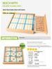 Children's Wooden Sudoku Board Game - Nine-Grid Logic Training Toy