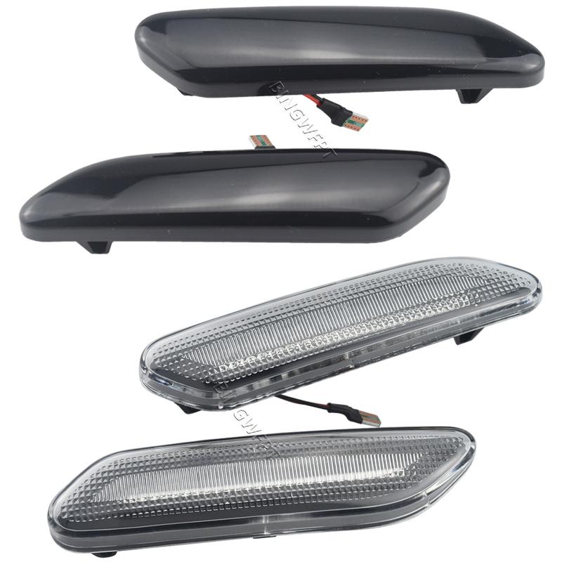 2PCS Side Marker Flowing Dynamic Sequential Blinker Indicator LED Turn Signal Light For MINI R60 COUNTRYMAN 2010 - 2017