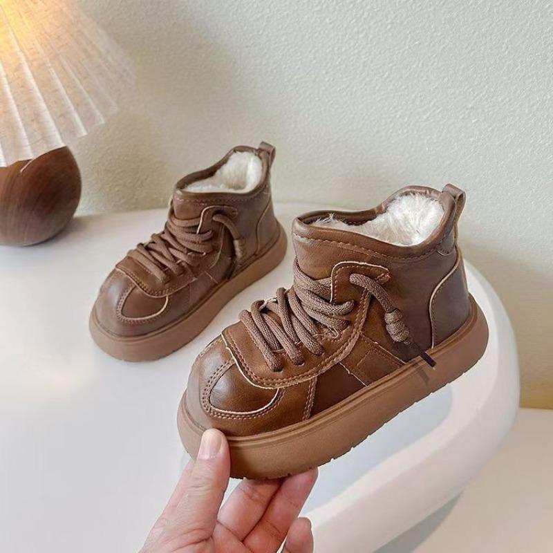 Children's Winter Thickened Anti-slip Snow Boots Kapibala Cotton Shoes Boys' Warm Slip-on Cotton Boots
