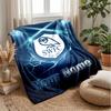 Sheffield Wednesday FC Custom Name Text Flannel Blanket Soccer Logo Personalized Fleece Throw Blanket Special Gift For Sofa Bedroom Home
