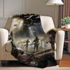 Adventure game E Expedition 33 Blanket For Sofa Office Bed Plane Travel Sleep Read Relax Camping Soft And Warm