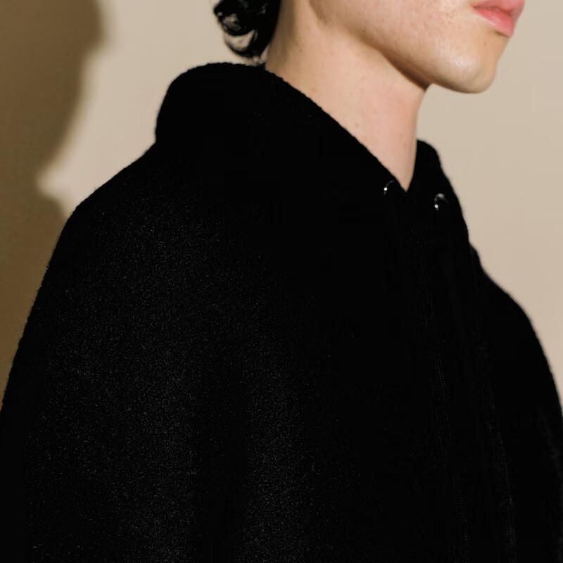 CROQUIS Men's H-Shape Loose Fit Stand Collar Sweatshirt