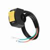 Motorcycle 7Celsius8inch Handlebar Mount LED Headlight OnCelsiusOff   with Yellow Button