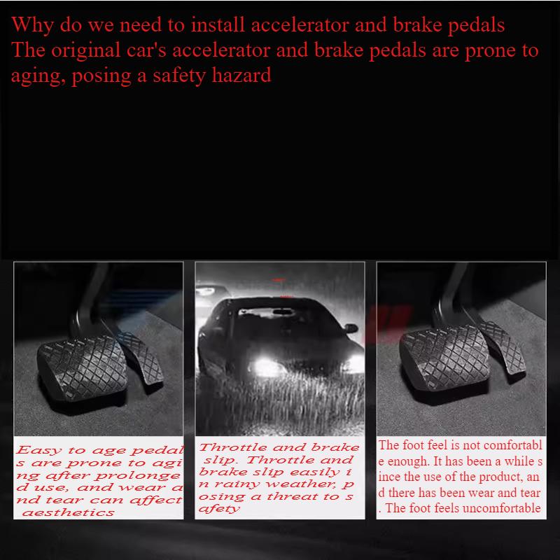 Car Accelerator Footrest Pedal Brake Clutch Pad Accessories For HYUNDAI MISTRA -
