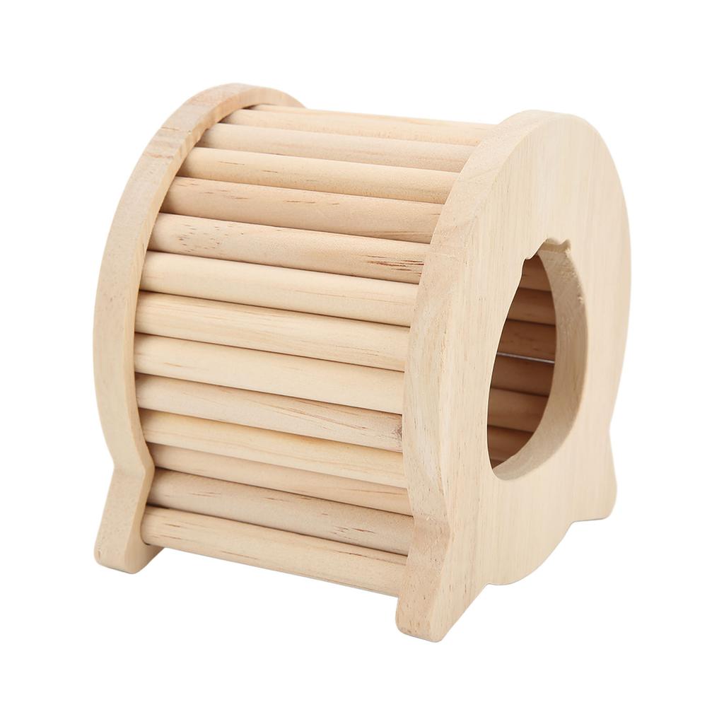 Wooden Hamster House Small Animal Hideout for Hamster Gerbils Mice Lemmings Rats