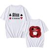 Alice In Borderland Embleem Printed T-shirt Summer Women Casual Loose Retro Fashion High Street O-Neck Short Sleeve Tops