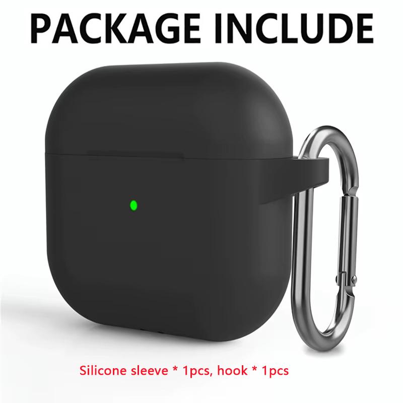 

Чехол-набор для Apple Airpods 4 Чехол аксессуары для наушников Мягкий силиконовый защитный чехол силикон для чехла Apple air pods 4 For Airpods 4