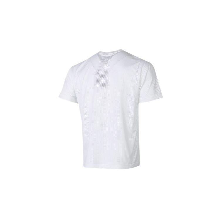 Jordan T Shirts Men's White Crew Neck Moderate Straight Fit AV0117-100