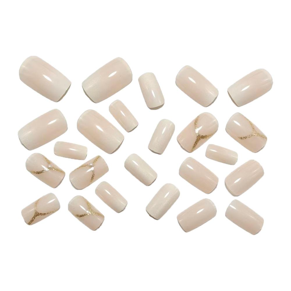 Gentle Fairy Nude Manicure Wearable Manicure Sweet Girly Cat Eye Manicure Patch Simple Temperament Manicure Patch