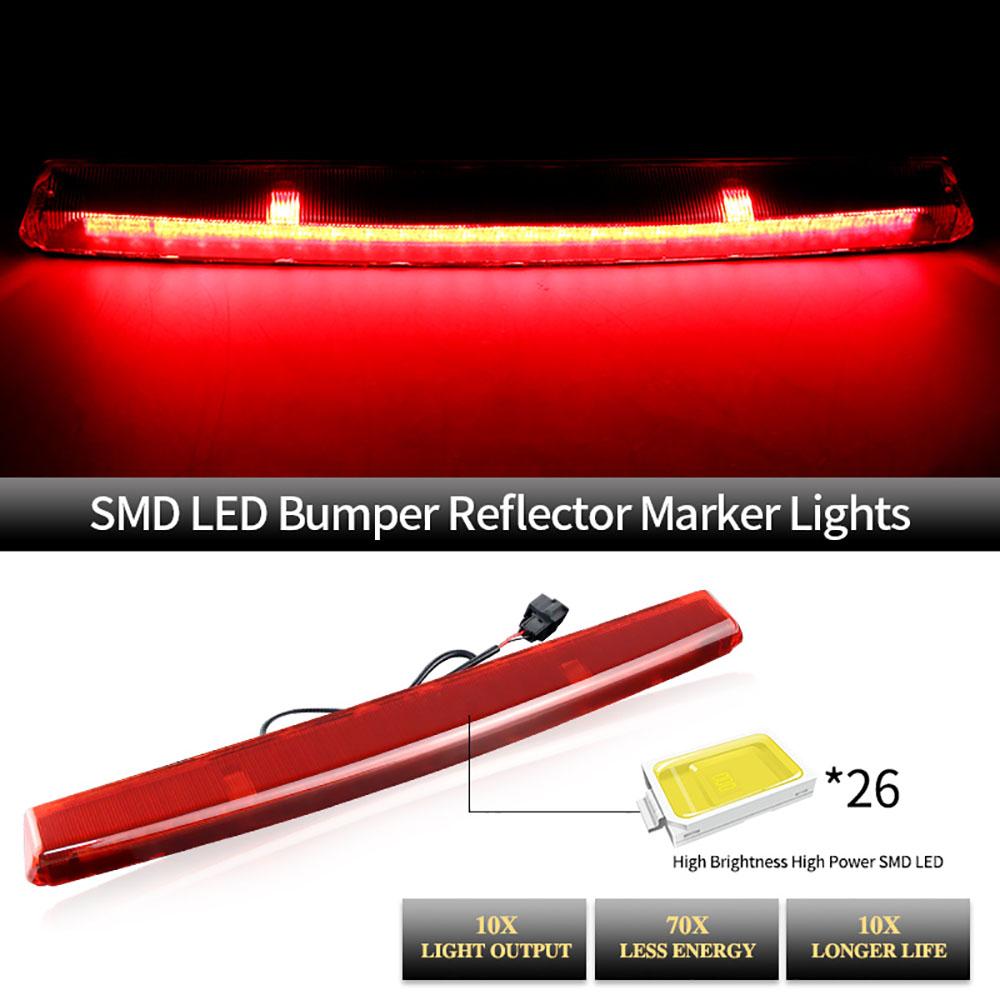 RED Rear LED Third Brake Stop Light for VW Scirocco Golf MK5 1K8945087D 1K6 945 097 F 5K6945087C Car Signal Tail Brake Lamp LED