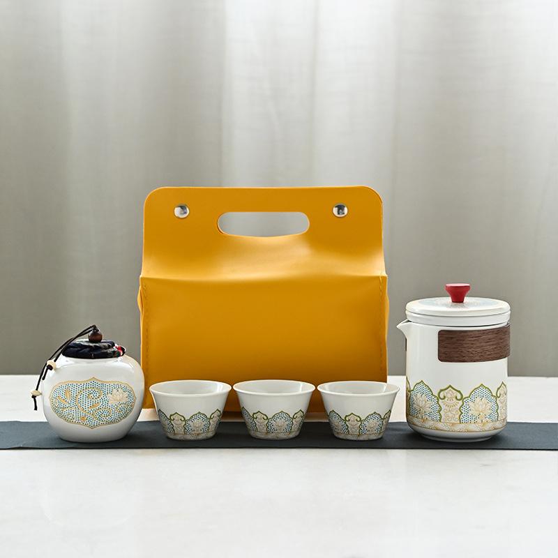 Gift Box, Guyun Tea Set, Complete Set, Full Set of Outdoor Travel Tea Set Gifts, Souvenirs