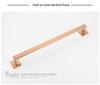 Brushed Rose Gold 304 Stainless Steel Bathroom Set: Towel Rack, Towel Ring, Paper Towel Holder, Hook.