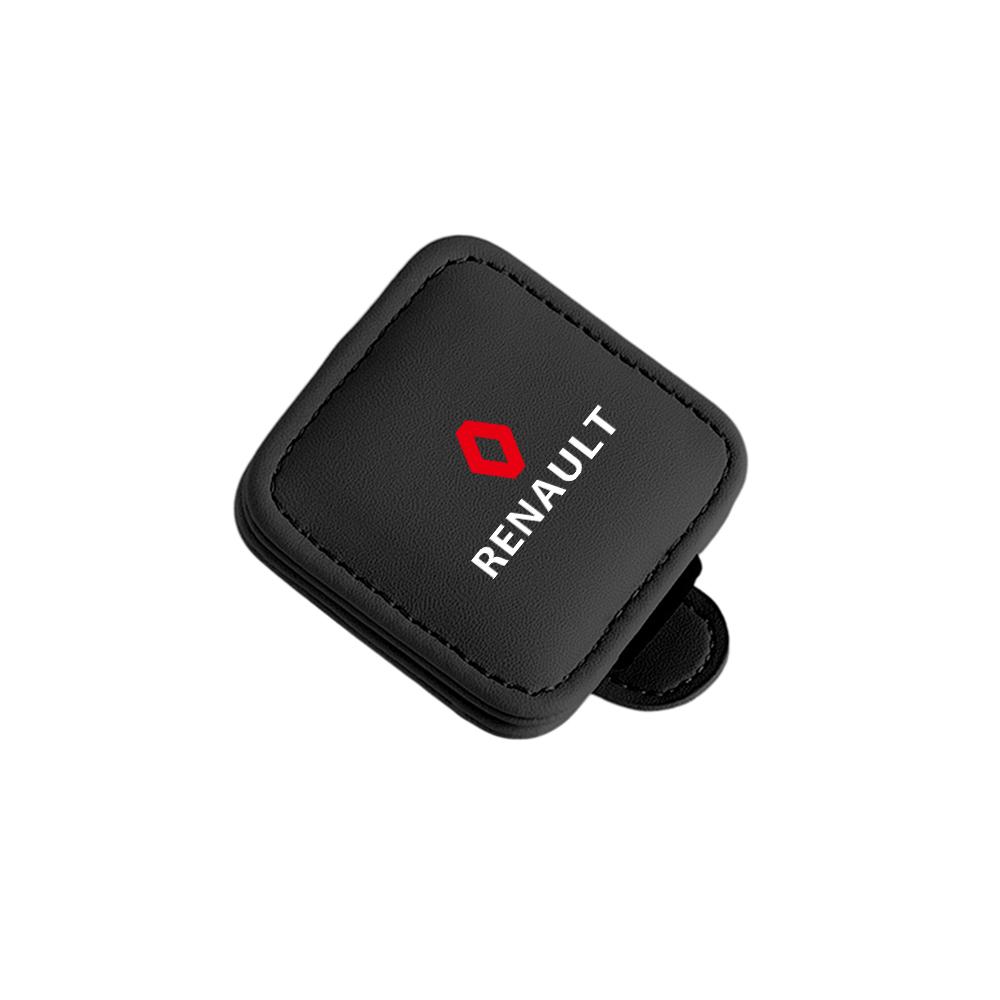 Car Sun Visor Glasses Clips Sunglasses Clamp Card Ticket Holder For Renault DACIA Kadjar Fluence Talisman Megane 4 Koleos Captur MM1