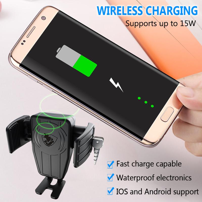 Bezdrátová nabíječka GPS držák telefonu Navigační držák pro motocykl Gold Wing Pro HONDA GoldWing GL 1800 F6B GL1800 DCT 2018 - 2021