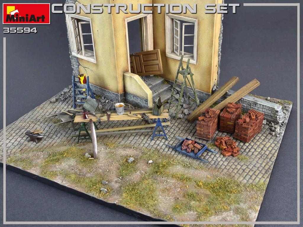 MiniArt Scale Building Materials Set Plastic Model MA35594 1/35