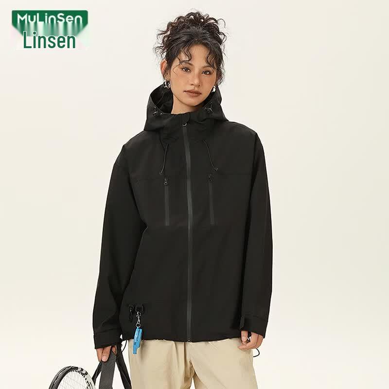 MULINSEN Women s Outdoor Windproof Waterproof Hooded Jacket XL