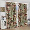 Vintage William Morris Wildlife Blackout Window Curtains   Rustic Boho Animal Plant Window Drapes   for Living Room Bedroom 21(W)*