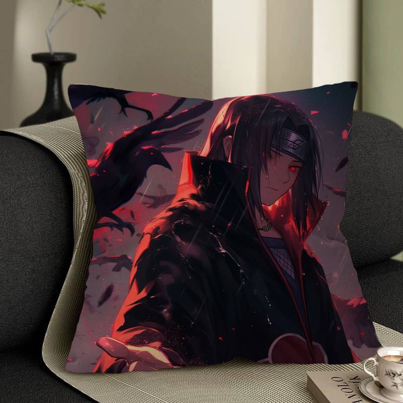 

Н-Нарутос У-Учіха І-Ітачі Наволочки Мультяшні Декоративні для Дивана Домашні Двостороння Друк Короткий Плюш Милий Чохол для Подушки 20x20Inch