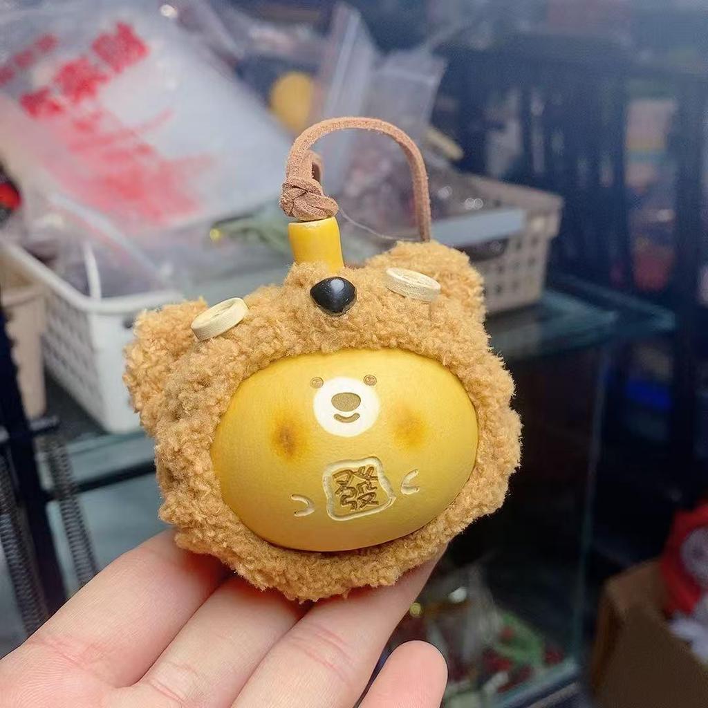 Cute Bear Headband & Gourd Charm: Versatile Bag/Pendant Car Accessory & Decompression Toy
