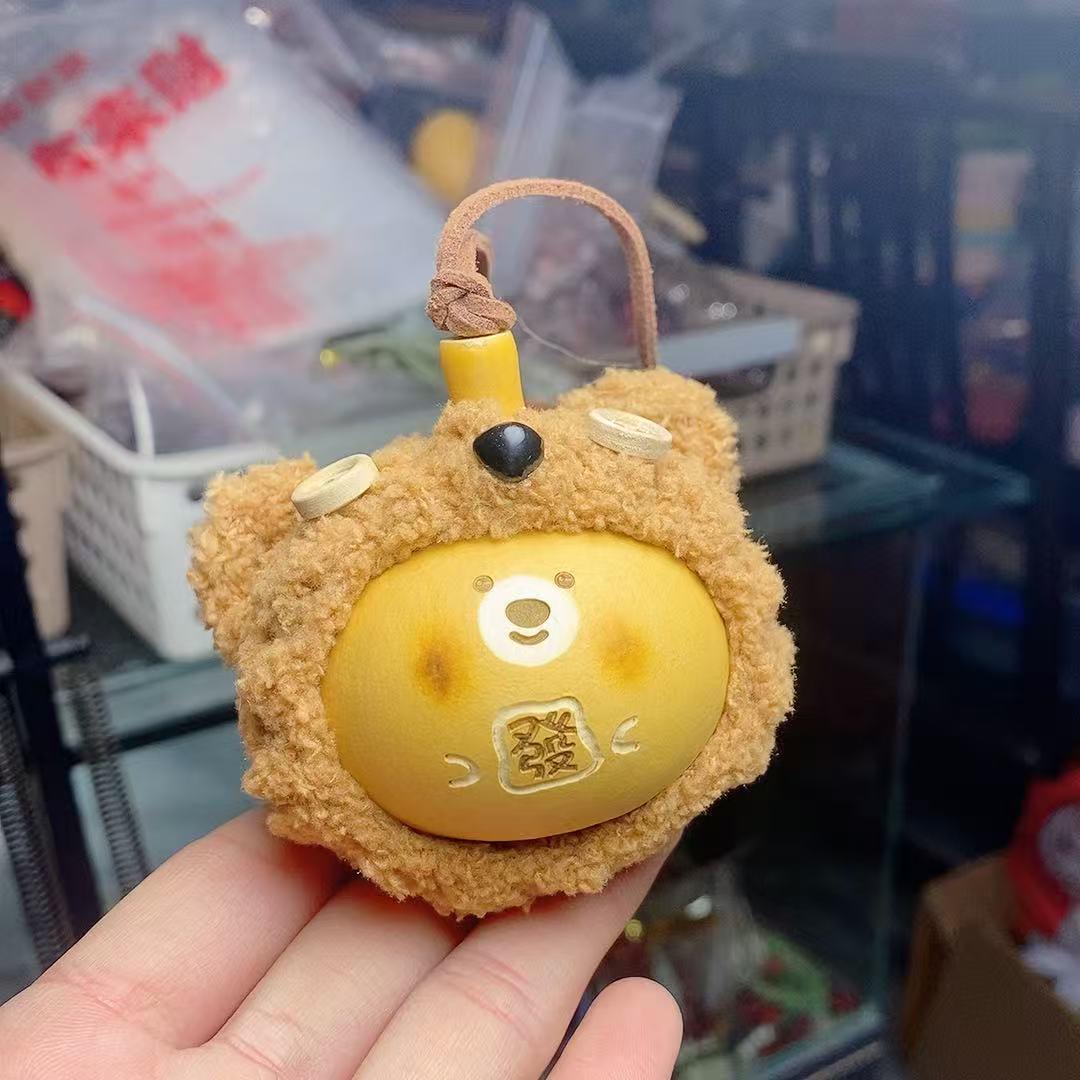 

Cute Bear Headband & Gourd Charm: Versatile Bag/Pendant Car Accessory & Decompression Toy