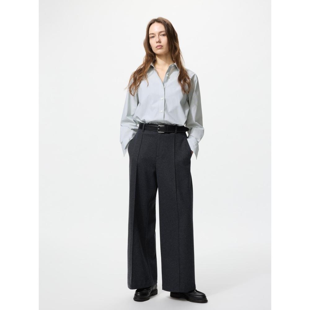 Uniqlo Brushed Jersey Wide Pants