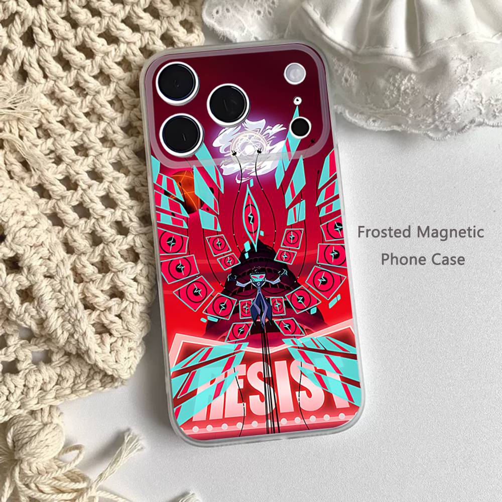 Trust Us VOX H-HazbinS Phone Case For iPhone 17,16,15,14,13,12,11 Pro,Max,Plus,Mini,Air,E Magnetic Frosted Clear