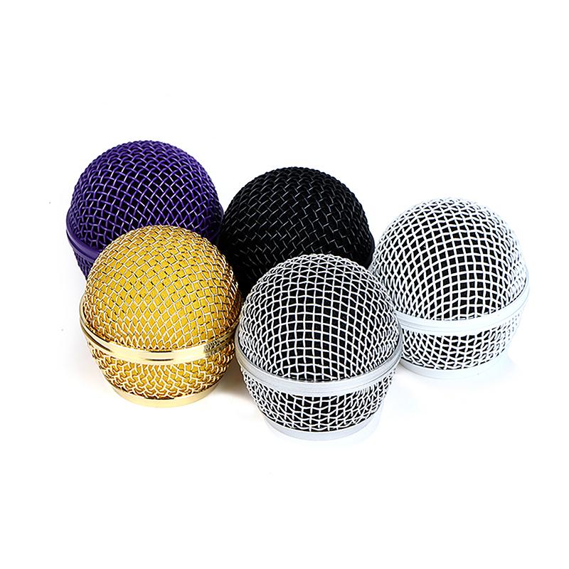 1ks Pro Shure Sm58 Bezdrátový Mikrofon Náhradní Kovová Mřížka Mikrofonu Výměna Profesionální Párty Mikrofon Hlava Díl