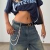 High-grade Imitation Pearl Waist Chain Pants Chain Men and Women Waist Jewelry Diamond Jeans Pendant Jewelry Rhinestone Body Chain 1