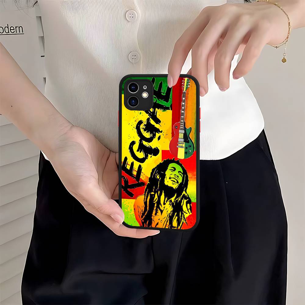 

Чехол для телефона Bob Marley Rasta Lion для IPhone 11 12 13 14 15 16 Pro Plus X XS MAX Матовый бампер Ударопрочная крышка iphone 11pro max
