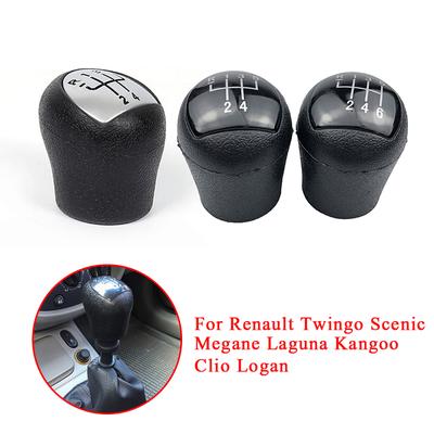 For Renault Twingo Scenic Megane Laguna Kangoo Clio II 2 MK2 172 18 Logan ABS Car Gear Shift Knob Lever Shifter Stick Pen Head