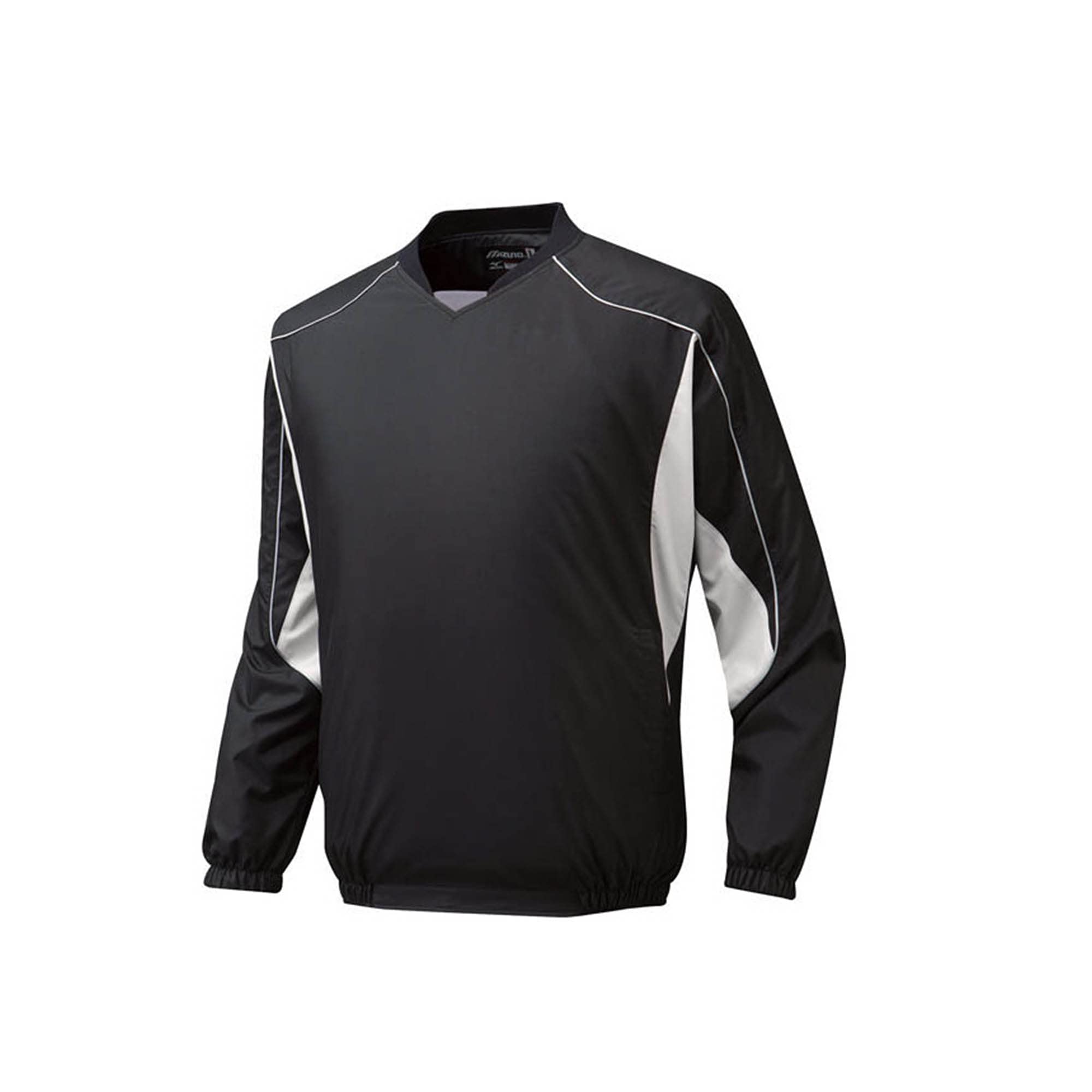 

Mizuno Baseball Jacket 12JE5V4309 x V-Neck (Black White/Size 140/Jr)