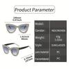 Shining Eye Y2K Rhinestone Cat Eye Fashion Sunglasses For Women Men Bling Summer Beach Sun Shades Costume Party Club Accessory