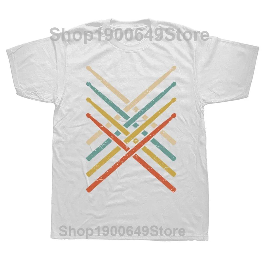 Drummer TShirt DRUM Drumsticks Drumming Musician Shirt Gift TShirt New Arrival Men Top TShirts Outdoor T Shirt Cotton
