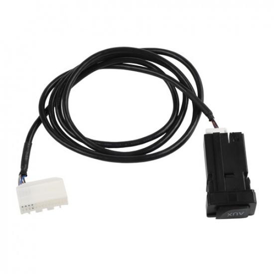 For Toyota 2009 AUX Interface Audio Socket with 28Pin Cable for Car Stereo