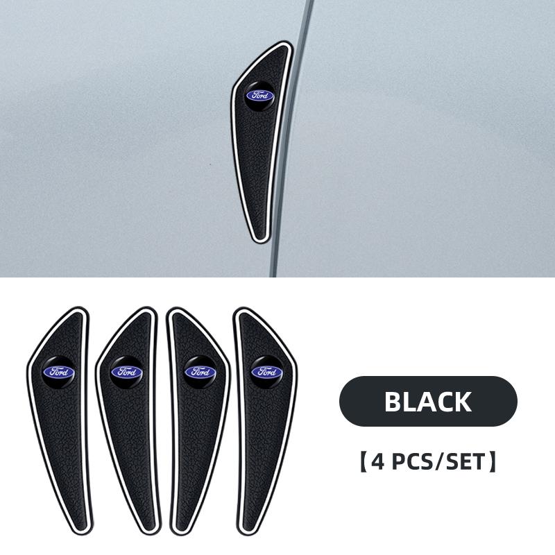 4pcs Car Door Anti-collision Bumper Strip Trim Protector Stickers For Ford Mondeo MK1 MK2 MK3 MK4 MK5