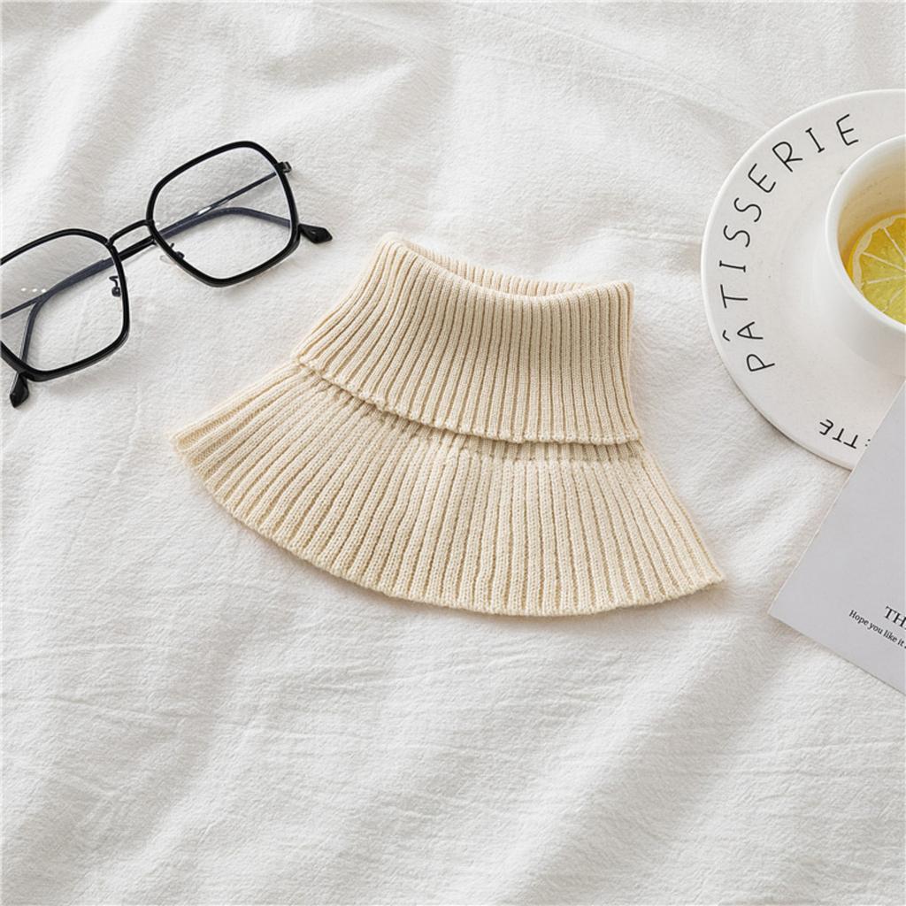 Fake Collar Neck Warm Scarf Thickened Knitted Cervical Neck Cover